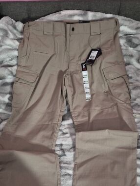 5.11 Tactical Men's Cargo Pants- Khaki W40xL32